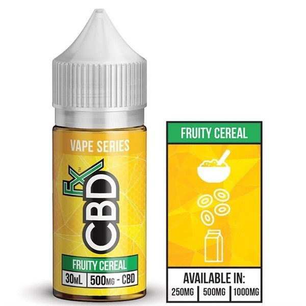 Fruity Cereal Vape Series CBD E Liquid 30ml By CBDfx – 1000mg