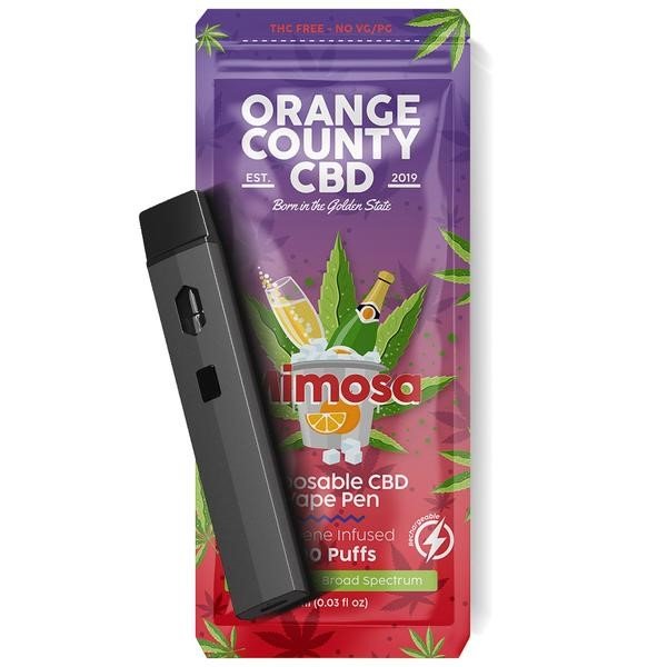 Disposable CBD Vape 600mg By Orange County – Mimosa