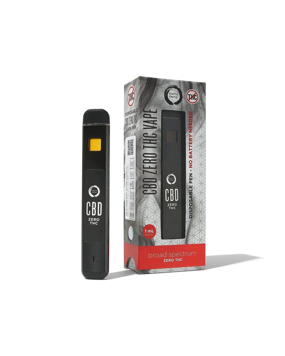 CBD Disposable Vape Pen 1.0mL : Zero-THC* Broad-Spectrum