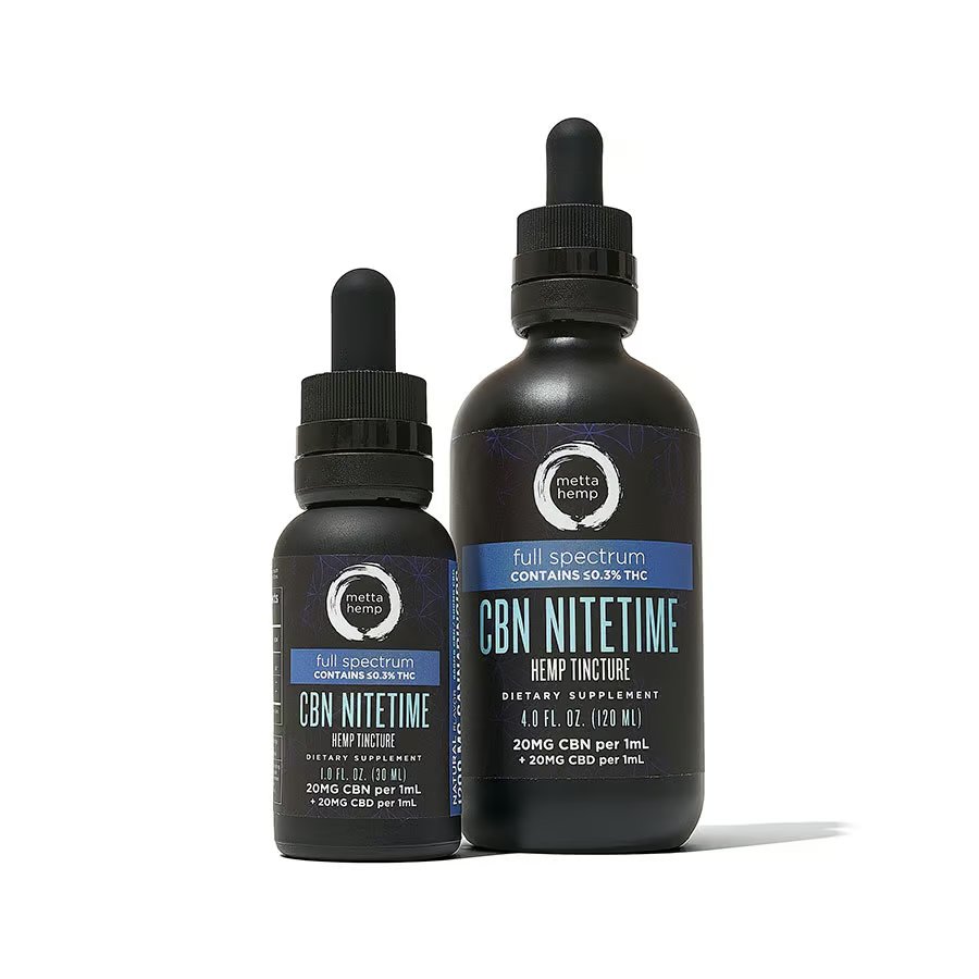 CBN Nitetime Tincture: Full-Spectrum (30mL or 120mL)