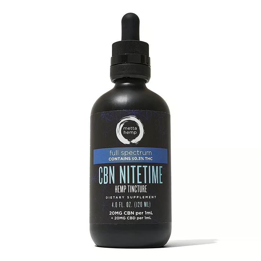 CBN Nitetime Tincture: Full-Spectrum (30mL or 120mL) – 120 mL