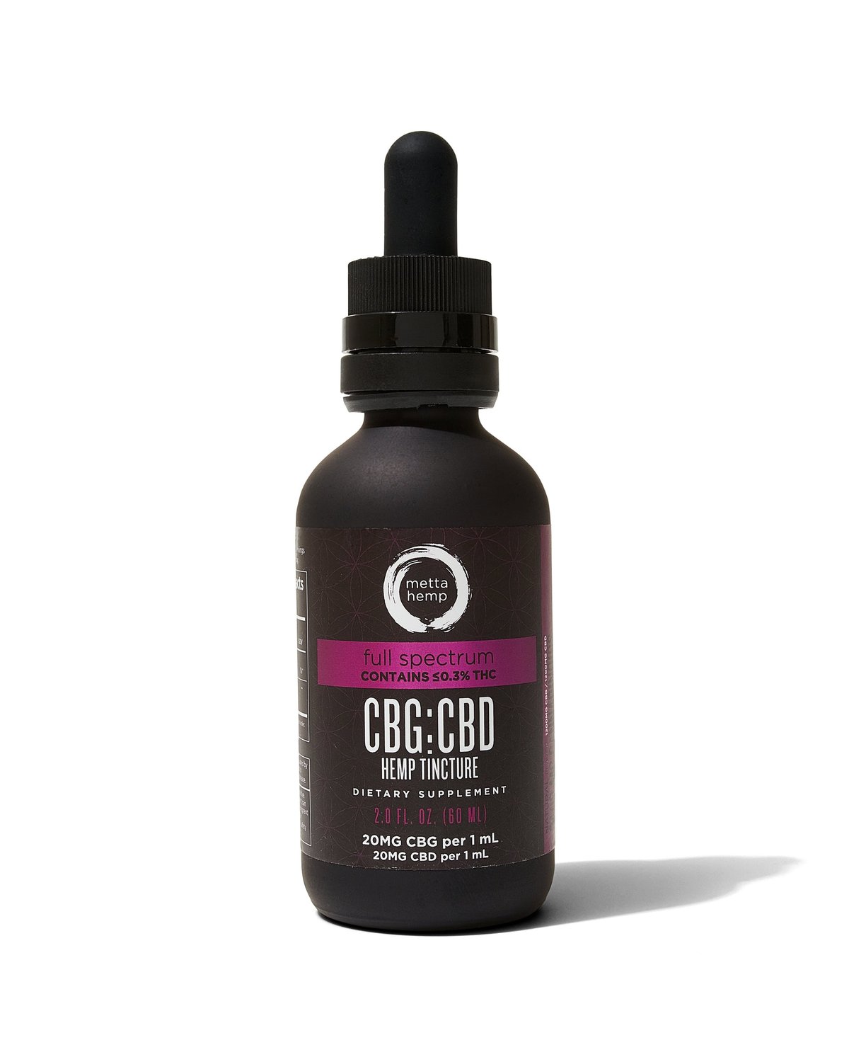 CBG:CBD Tincture: Full-Spectrum (1200mg CBG / 1200mg CBD)
